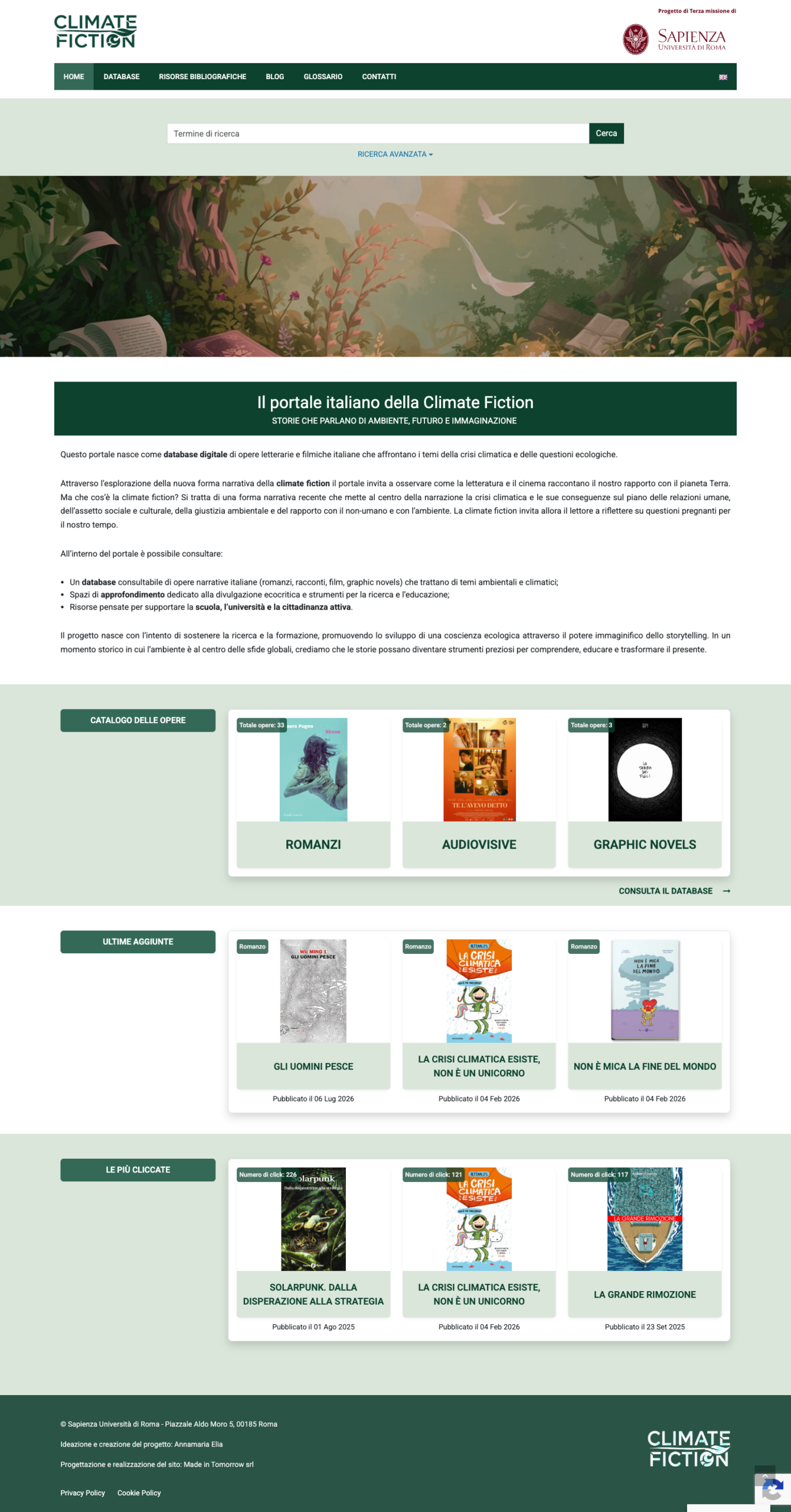 Climate Fiction – Archivio Italiano